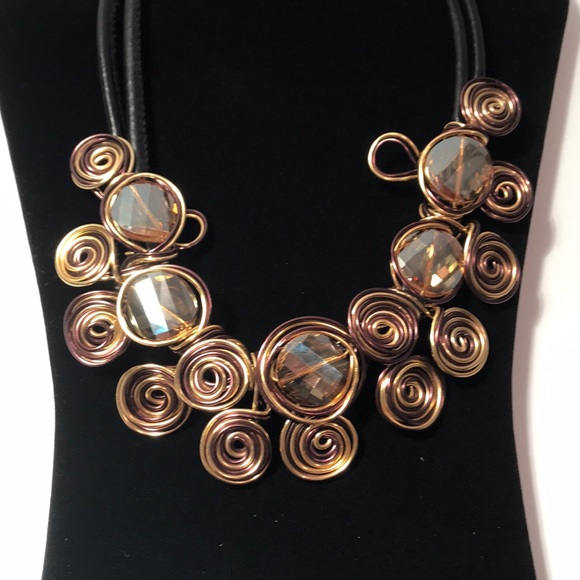 Jewelry - 🎉2X HP 🎉 Jeweled Statement Necklace and Earrings